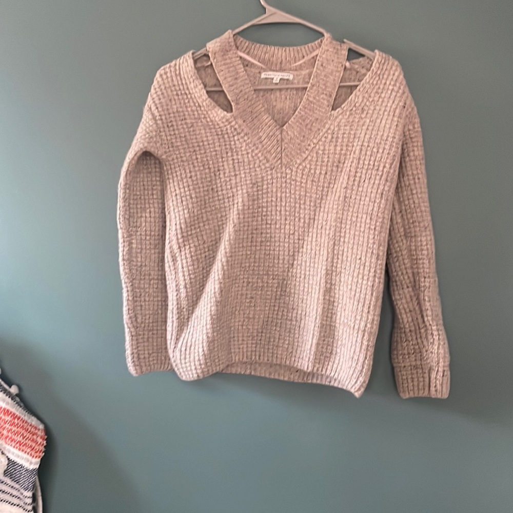 Rebecca Minkoff taupe sweater